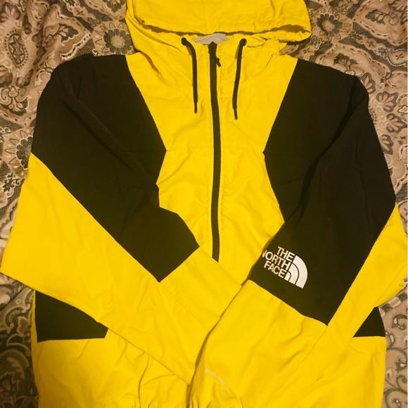 The North Face Yellow and Black windbreaker! - Picture 2 of 4